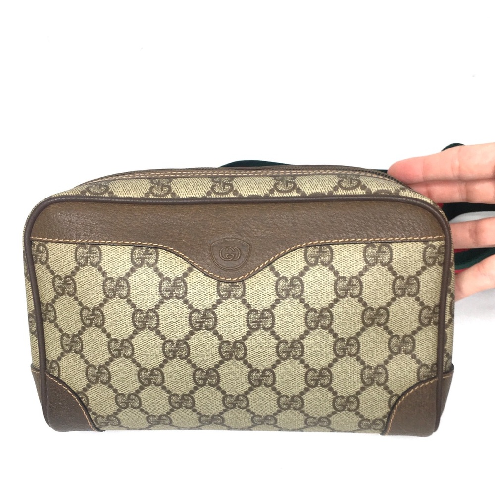 Authentic Gucci brown monogram coated canvas crossbody bag - Picture 7 of 16